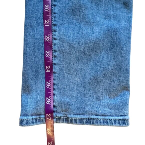 Hudson Jeans Womens Sz 6 Blue Straight leg Crop Ankle Mid rise Preppy Classicore - Picture 8 of 11